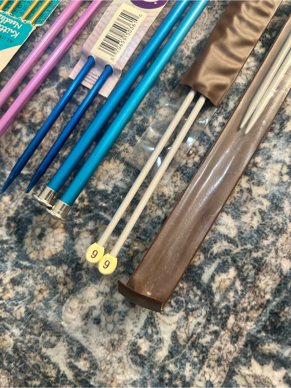 Knitting needles!